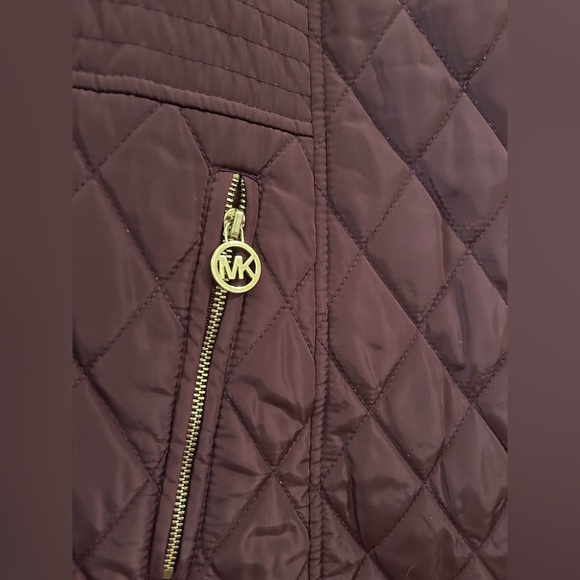 Michael Kors Quilted Jacket - Deep Burgundy size M - Picture 10 of 10